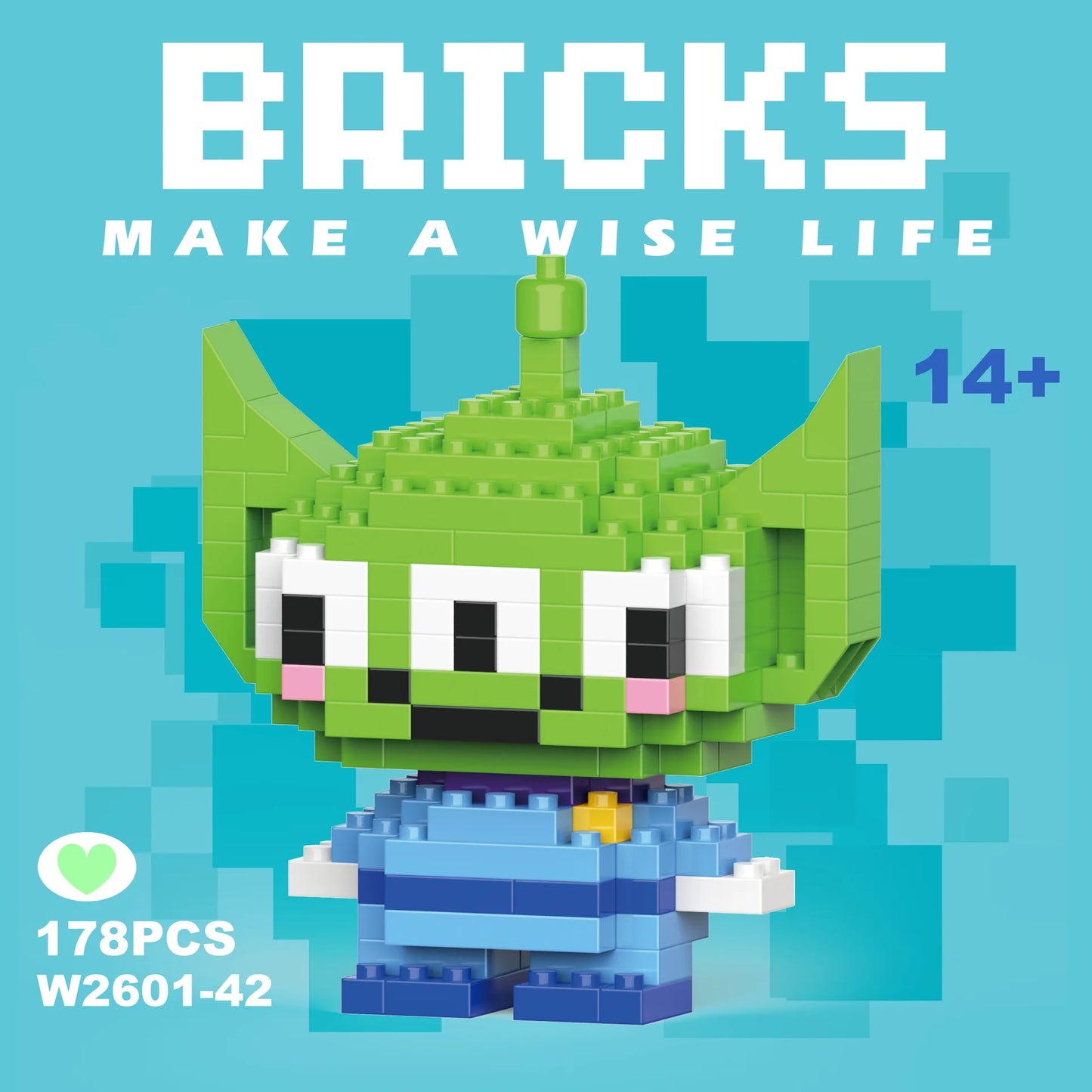 Aliens Mini blocks Toys, Building blocks Toys, Mini bricks Toys