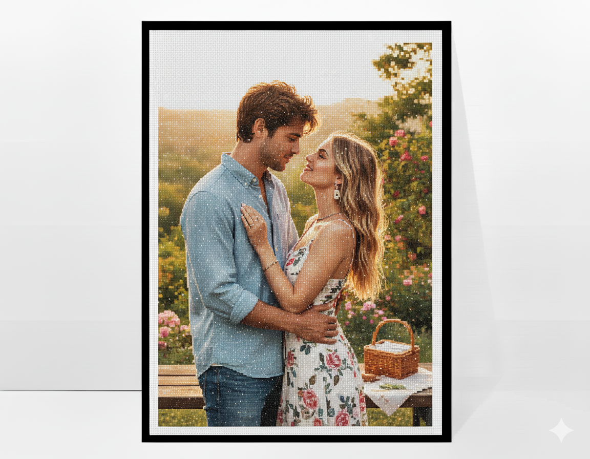 Personalised Diamond Art with Full Kits - High Quality 5D & Eco-Friendly
