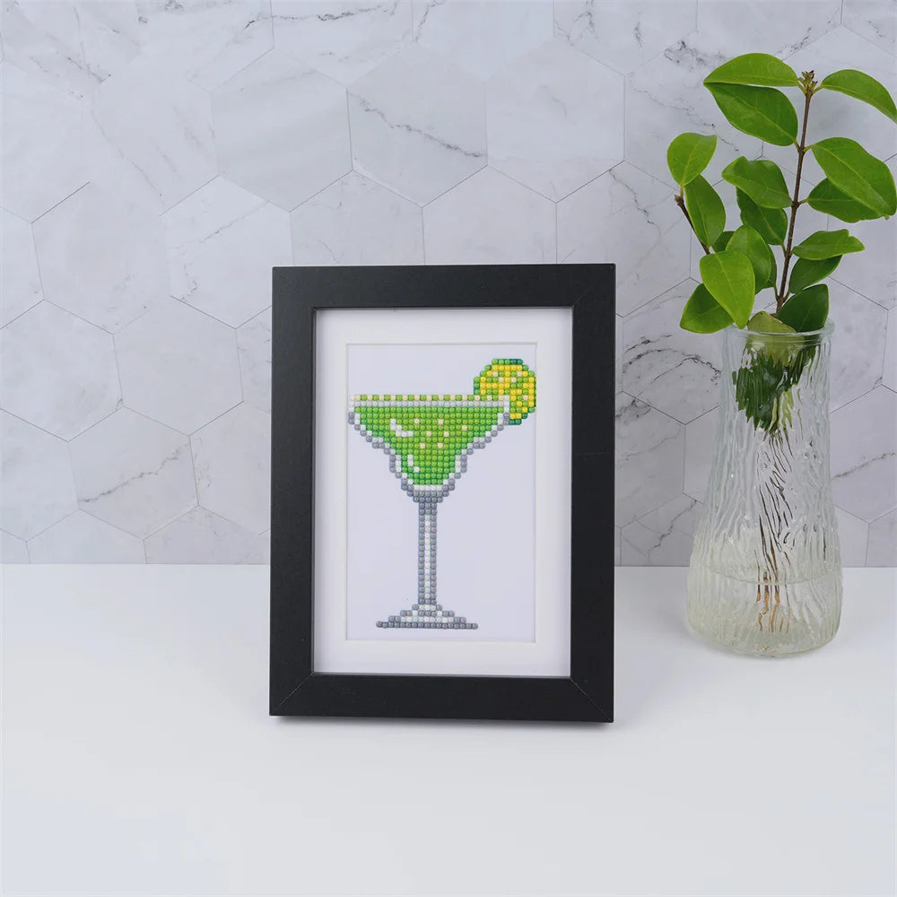 Mini Diamonds Painting 12 sets - Cocktails Edition