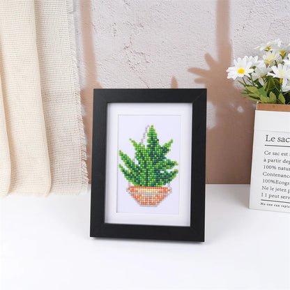 Mini Diamonds Painting 12 sets - Houseplants Edition