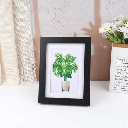 Mini Diamonds Painting 12 sets - Houseplants Edition