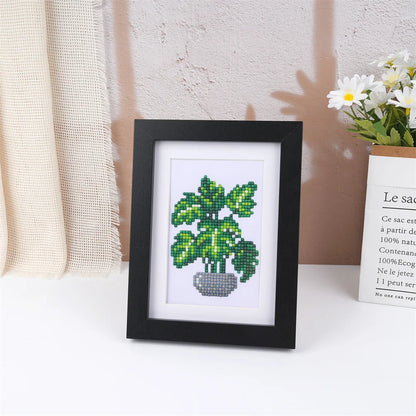 Mini Diamonds Painting 12 sets - Houseplants Edition