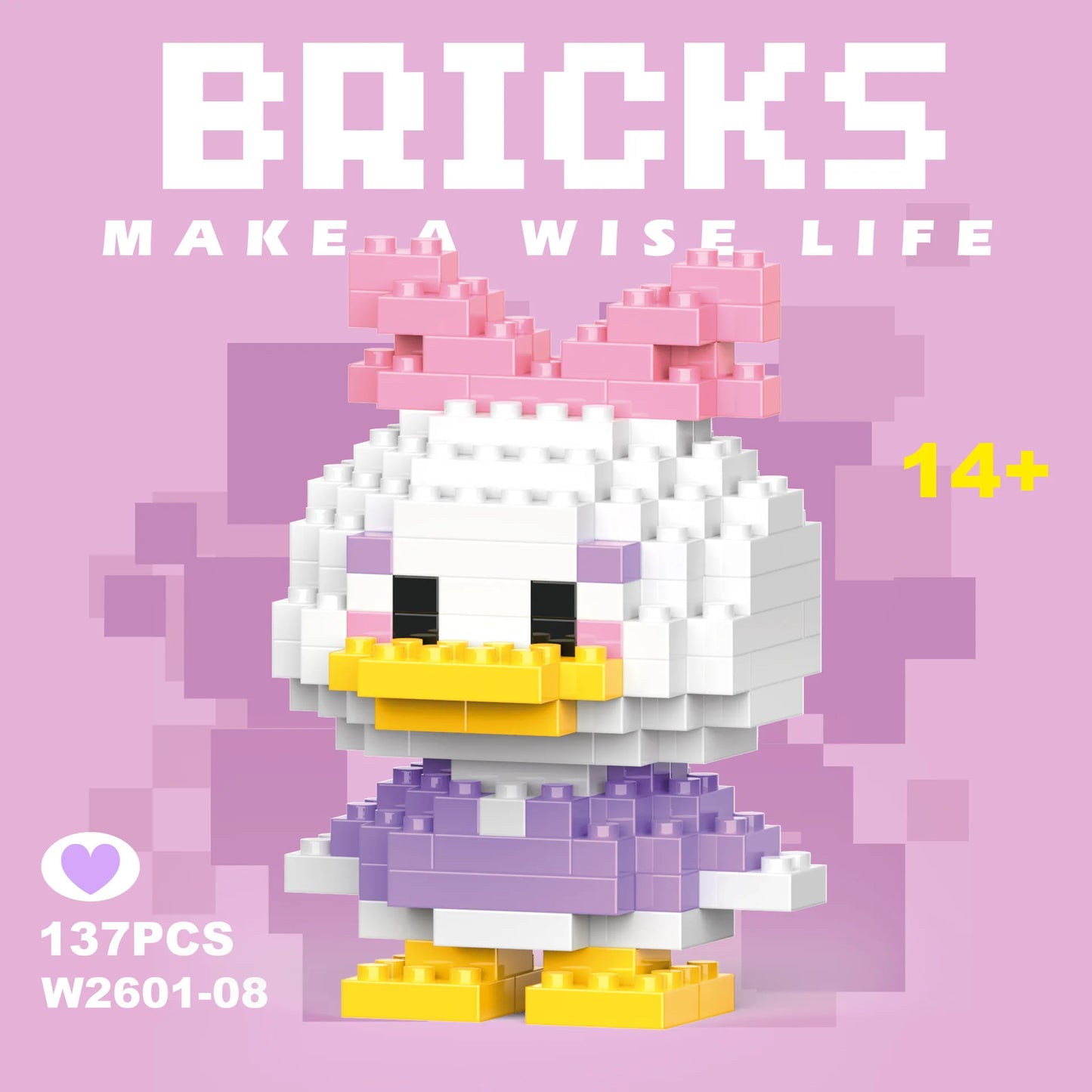 Daisy Duck Mini Bricks Toy