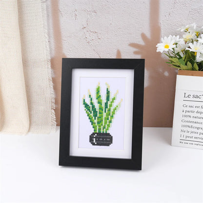 Mini Diamonds Painting 12 sets - Houseplants Edition