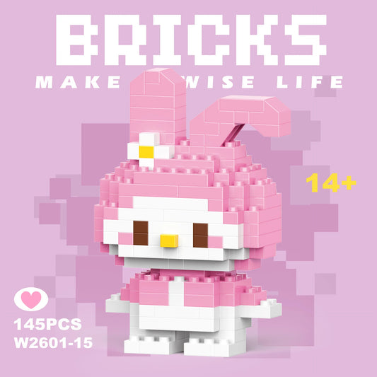 Menyusun My Melody Mini Bricks Toy