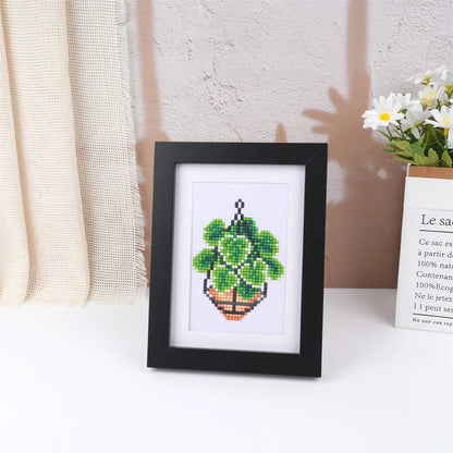 Mini Diamonds Painting 12 sets - Houseplants Edition