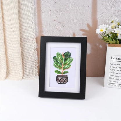 Mini Diamonds Painting 12 sets - Houseplants Edition