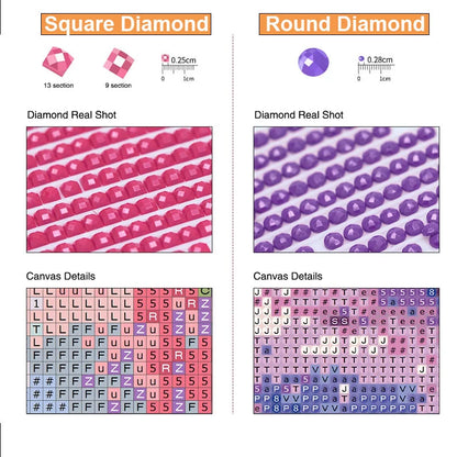 diamonds panting types