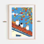 Charming Cats and Citrus Tree Paint by Numbers Kit