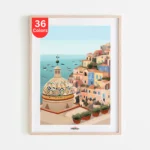 Coastal Town Paint by Numbers Kit