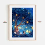 Enchanted Forest of Lights Paint by Numbers Kit