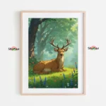 Majestic Deer Resting Paint by Numbers Kit