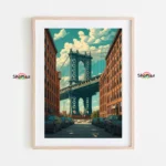 Manhattan Bridge Urban Scene Paint by Numbers Kit Manhattan Bridge Urban Scene Paint by Numbers Kit