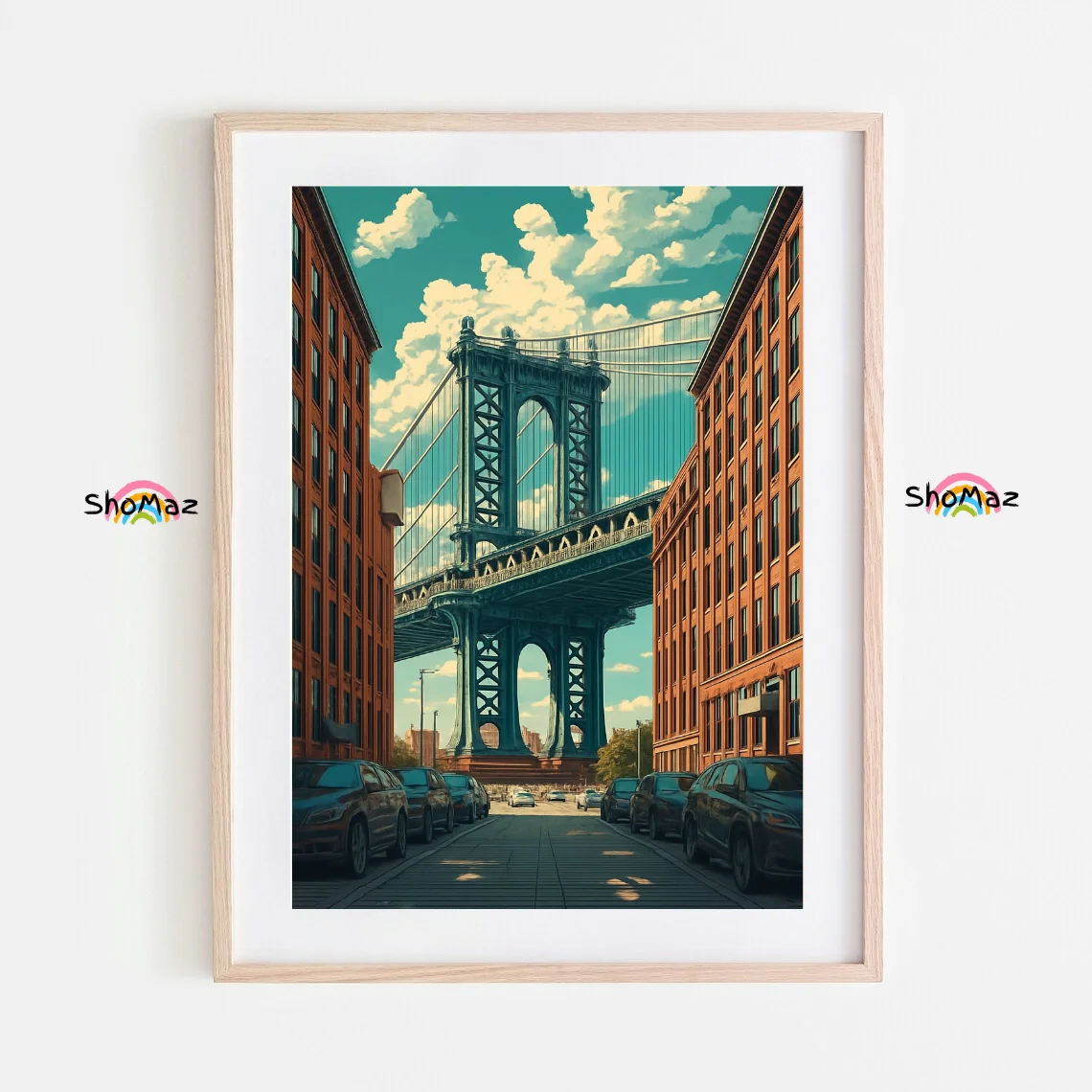 Manhattan Bridge Urban Scene Paint by Numbers Kit Manhattan Bridge Urban Scene Paint by Numbers Kit