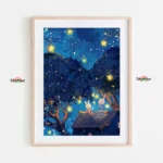 Nighttime Magic with Stars & Friends Paint by Numbers