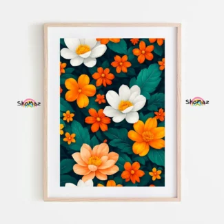 Vibrant Floral Pattern Paint by Numbers Kit