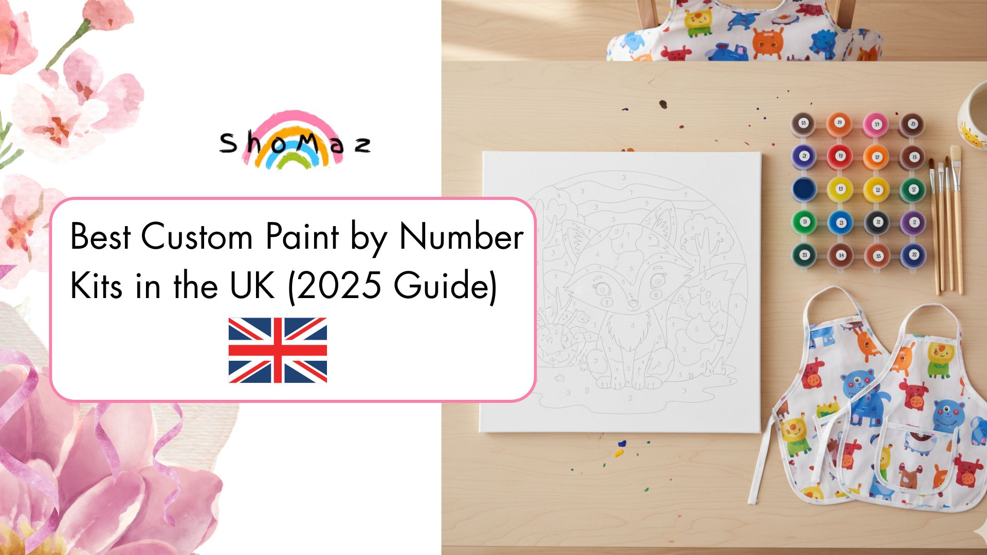 best custom paint by number kits in the uk