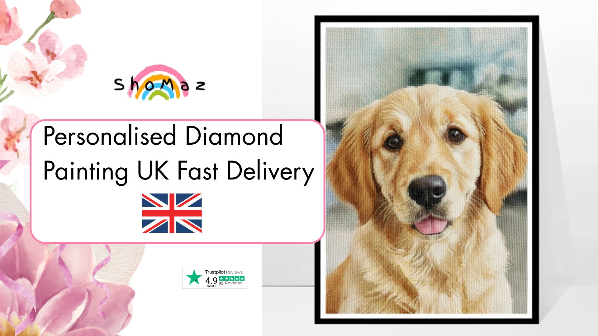personalised diamond painting uk fast delivery